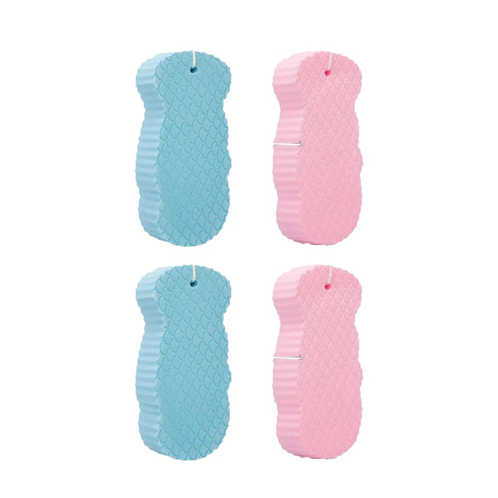 3D Bath Sponge,Random Color,Mud and Ash Scrubbing Sponge,Exfoliating Bath Sponge,Skin Friendly and Reusable,Alternative to Exfoliating Gloves,Mirrorzone.