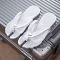 Folding Slippers Trip Travel Portable Slides Women Men Light Home Hotel Salon Homestay Guest Use Sandals Bathing Beach Shoes